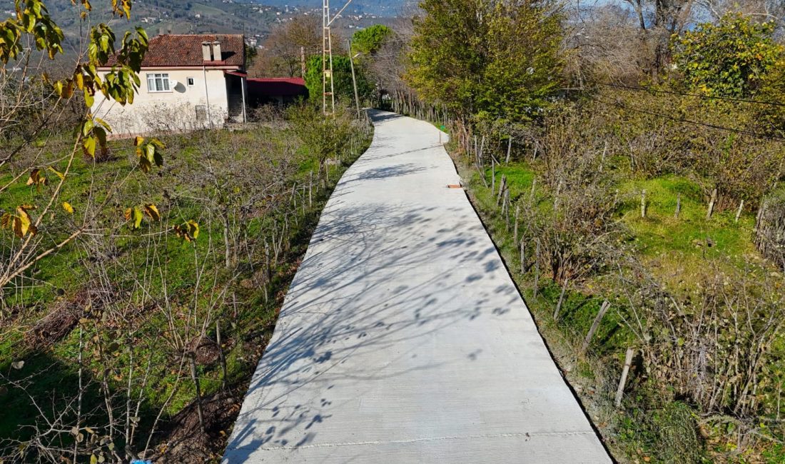 Boztepe’ye Ulaşım Sağlayan Alternatif Yolun İkinci Etabı Da Tamamlandı Altınordu Belediyesi, çevre yolundan gelerek Ordu turizminin göz bebeği Boztepe’ye