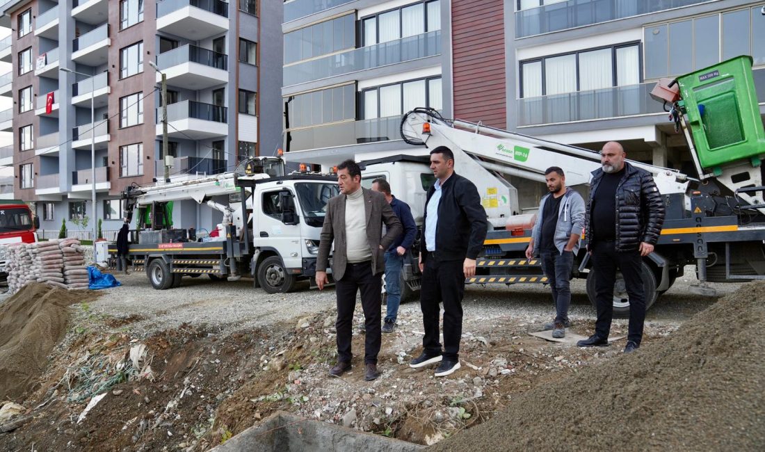 Giresun Belediyesi saha ekipleri, planlanan program dahilinde şehir genelindeki çalışmalarını