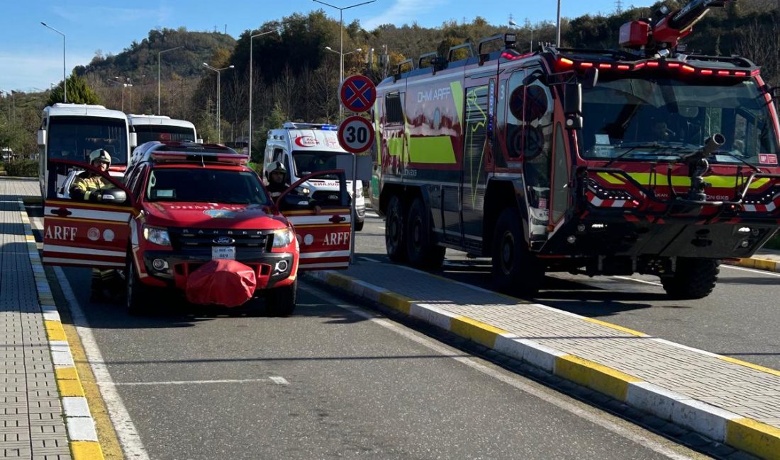 Ordu-Giresun Havalimanında, 2025 yılında planlanan Acil Durum Tatbikatlarından birisi daha