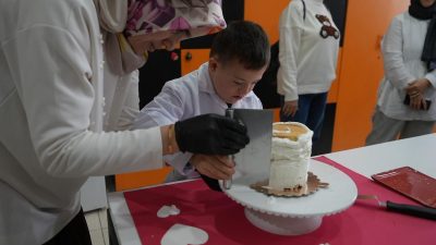 Düzce’de bir ilkokulda eğitim gören özel gereksinimli öğrenciler, Düzce Belediyesi