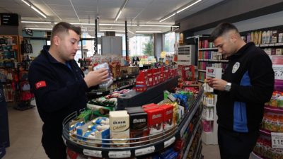 Zile Belediyesi Zabıta Müdürlüğü ekipleri, ilçe genelindeki marketlerde gerçekleştirdiği rutin