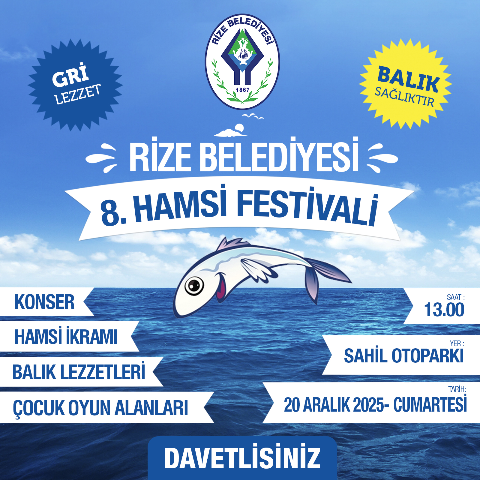 Rize Belediyesi tarafından geleneksel hale getirilen 8. Hamsi Festivali, 20