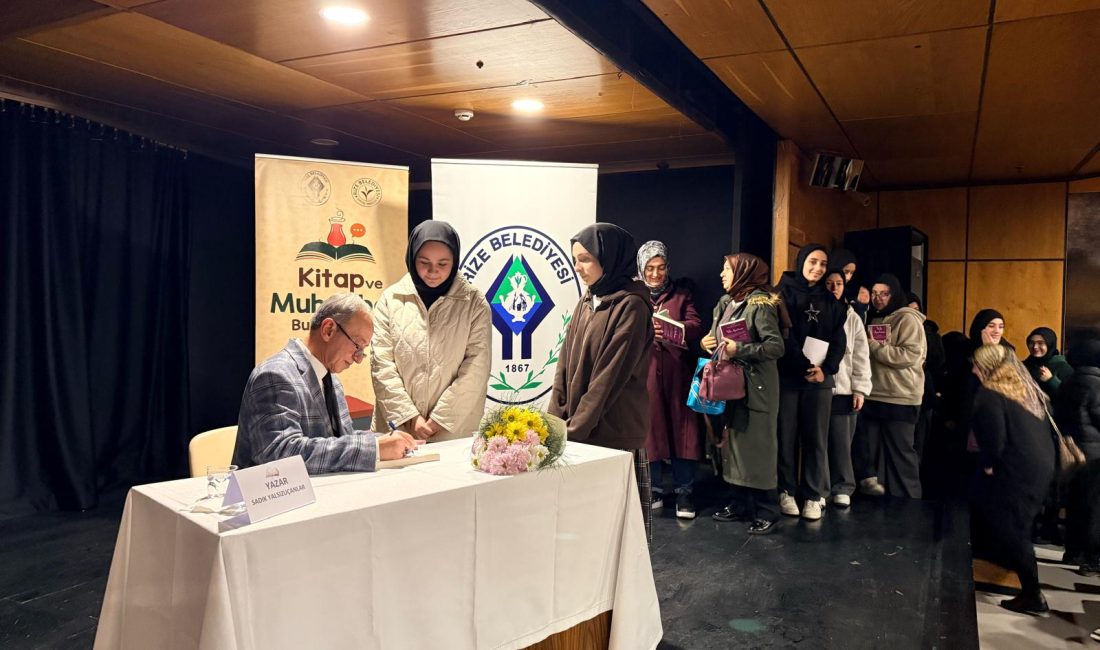 Kitap ve Muhabbet Buluşmaları kapsamında, daha önce Rize Belediyesi Mobil