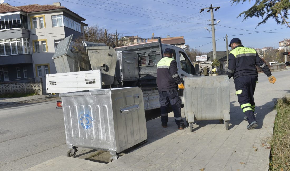 Kastamonu Belediyesi Temizlik İşleri Müdürlüğü, kent merkezindeki 20 mahallede bulunan
