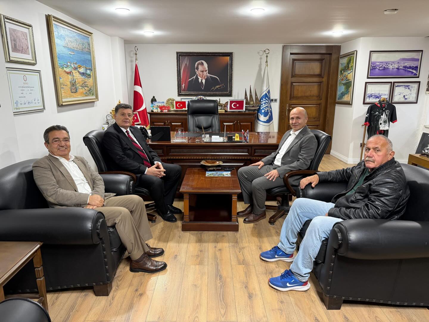 Bartın Belediye Başkanı Muhammet Rıza Yalçınkaya, Amasra Belediye Başkanı Recai