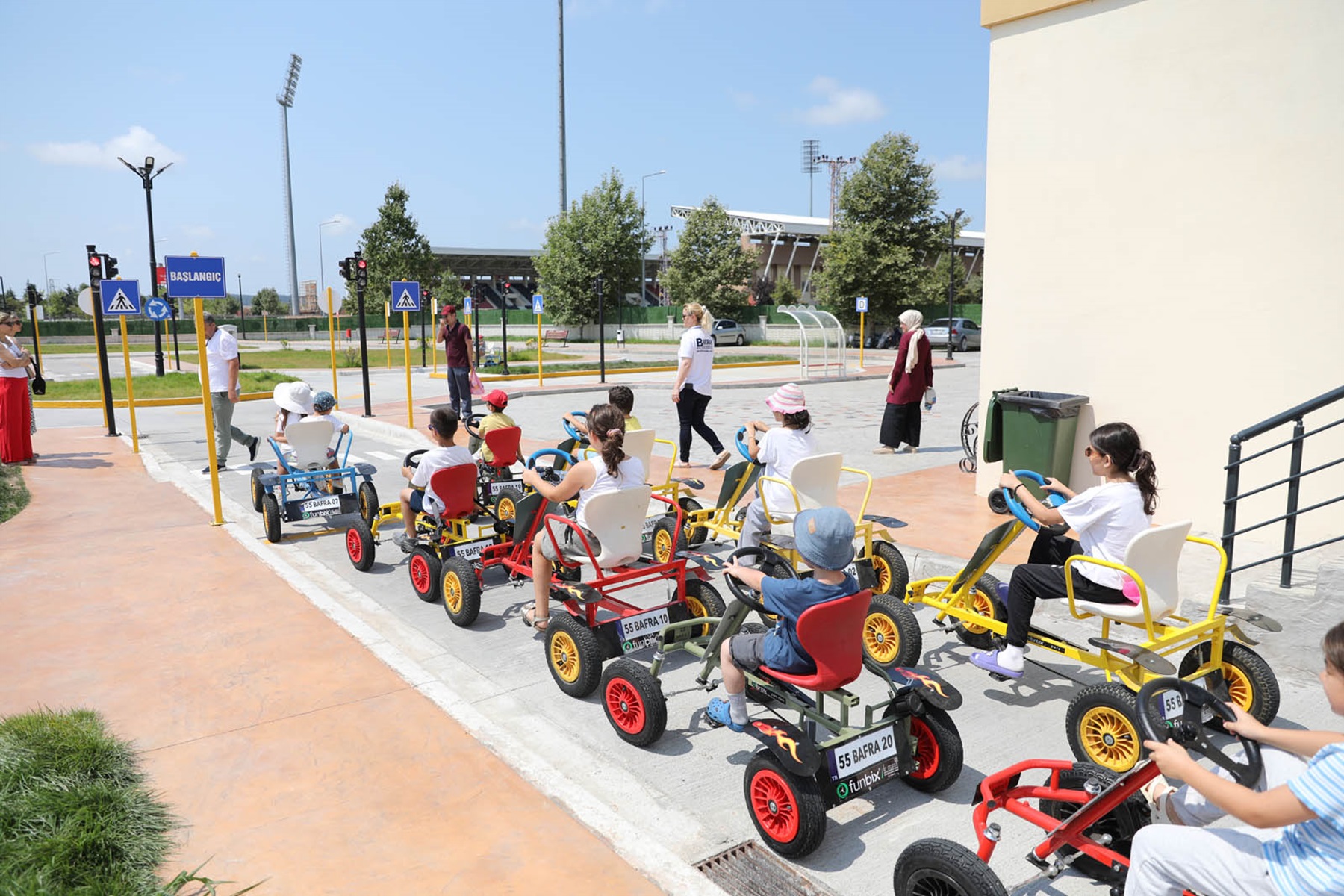 Bafra Belediyesi tarafından Mayıs ayında hizmete sunulan Çocuk Trafik Eğitim