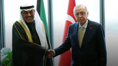 Cumhurbaşkanı Recep Tayyip Erdoğan, Kuveyt Veliaht Prensi Şeyh Sabah Halid