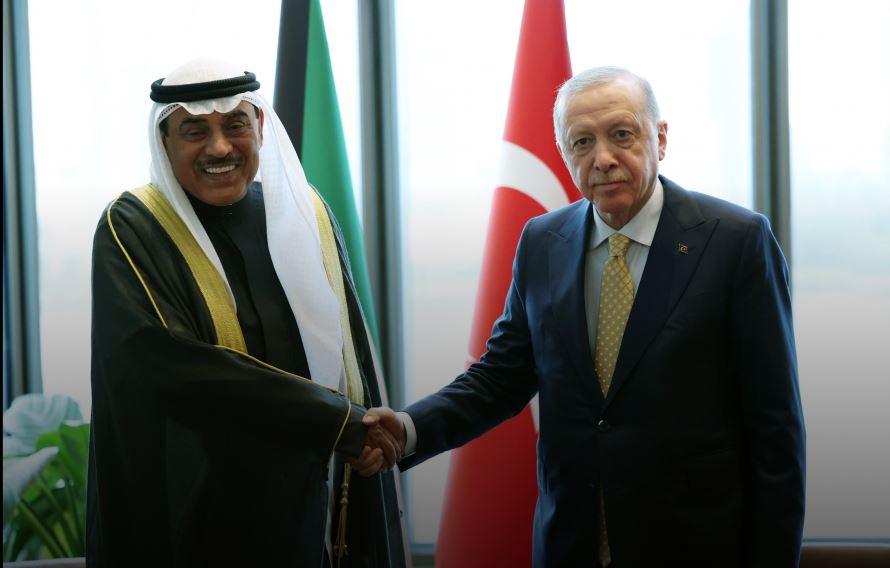 Cumhurbaşkanı Recep Tayyip Erdoğan, Kuveyt Veliaht Prensi Şeyh Sabah Halid