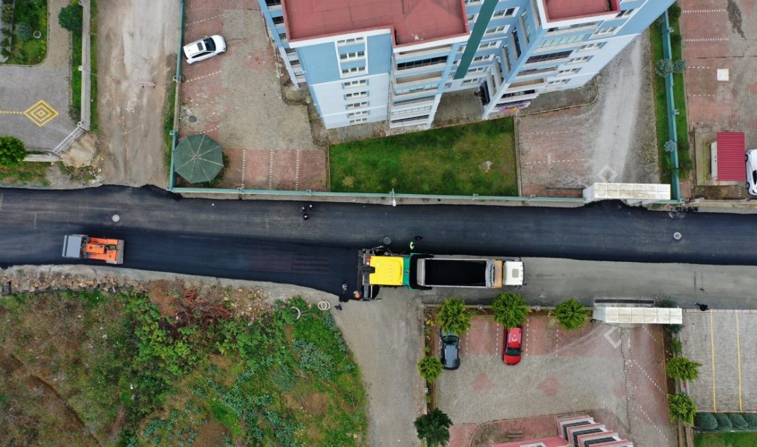 Yıllarca toz ve çamurdan geçilemeyen Fatsa ilçesi Dolunay Mahallesi Ordu