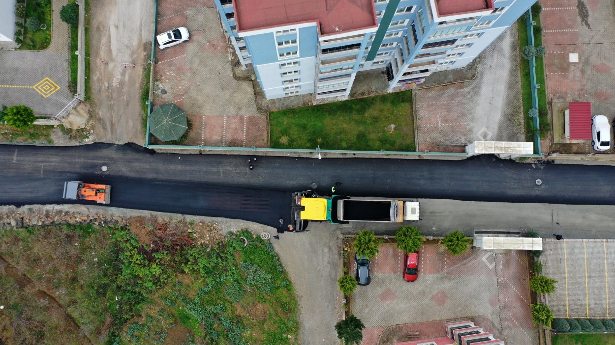 Yıllarca toz ve çamurdan geçilemeyen Fatsa ilçesi Dolunay Mahallesi Ordu