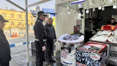 Çorum Belediyesi Zabıta Müdürlüğü balık satıcılarına yönelik denetim gerçekleştirdi. Çorum