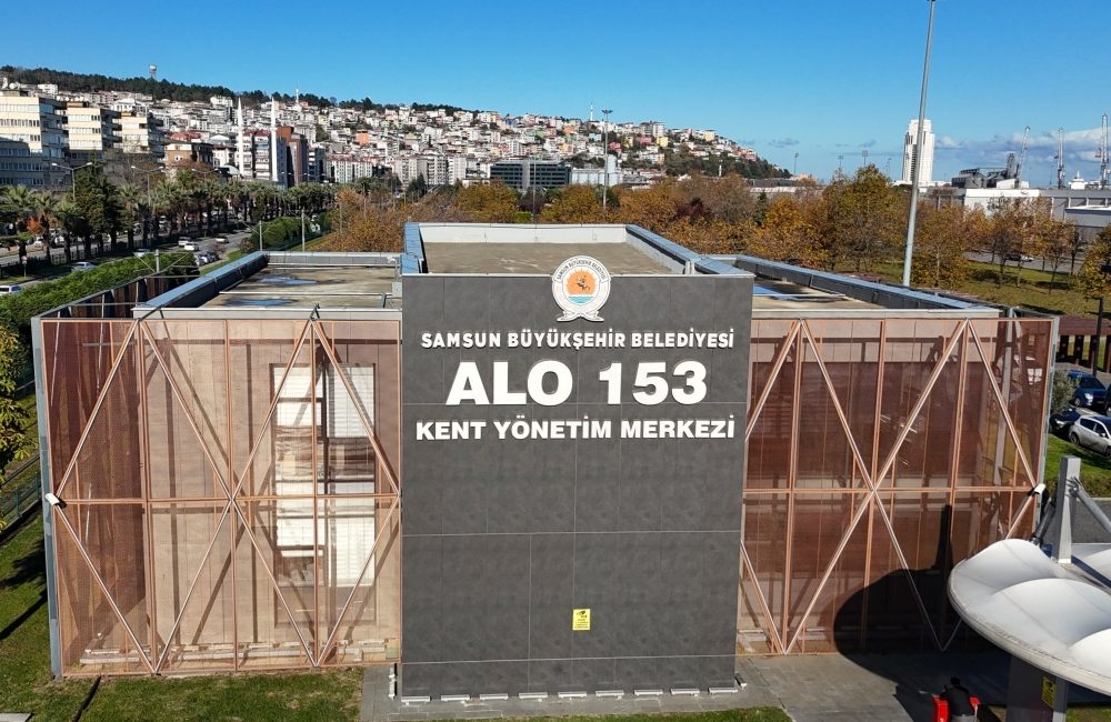 Samsun Büyükşehir Belediyesinin vatandaşla iletişim köprüsü olan ALO 153 Çözüm
