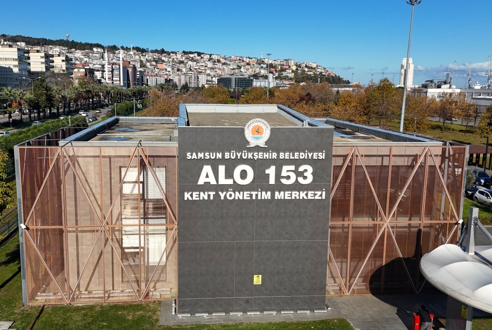 Samsun Büyükşehir Belediyesinin vatandaşla iletişim köprüsü olan ALO 153 Çözüm