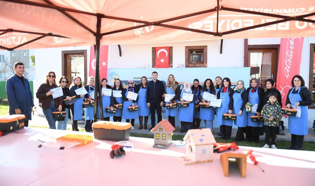 Altınordu Belediyesi, kadınların günlük yaşamda karşılaştıkları küçük tamiratları öğrenebilmeleri için