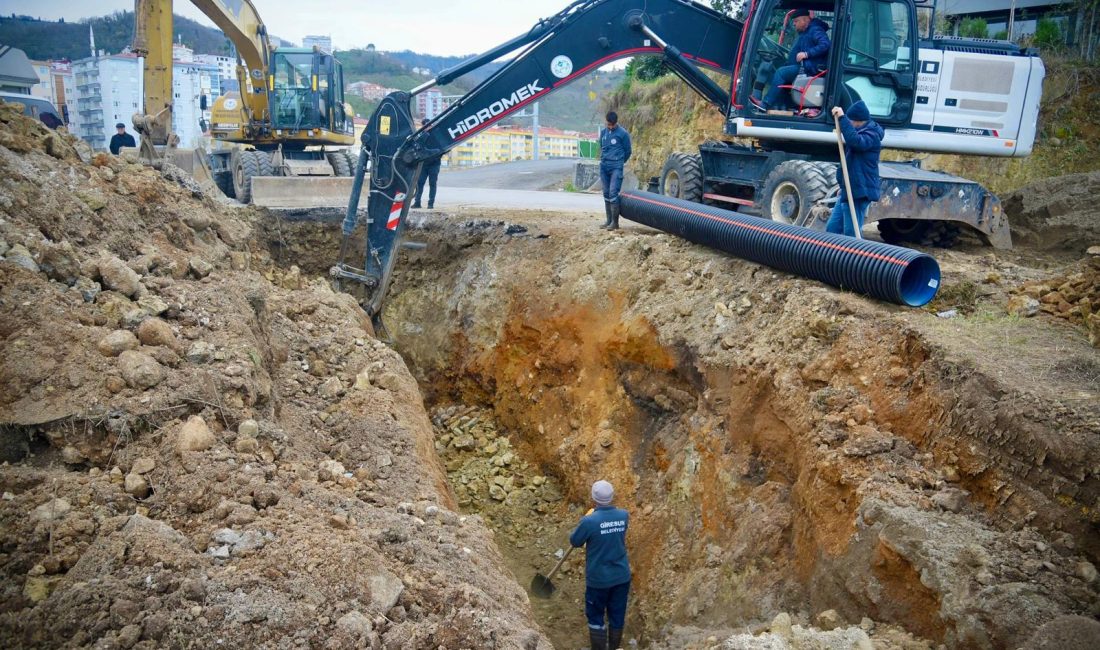 Giresun Belediyesi Su ve Kanalizasyon İşleri Müdürlüğü, kent genelinde altyapı
