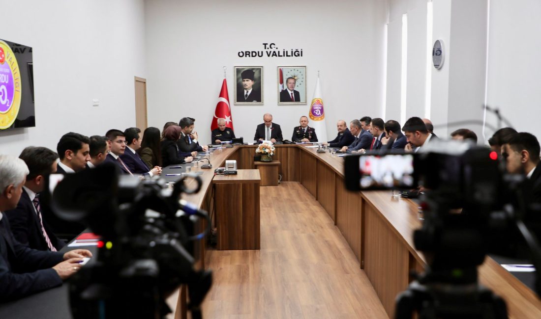 Her ay düzenli olarak yapılan ve il’in genel güvenlik, asayiş