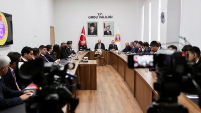 Her ay düzenli olarak yapılan ve il’in genel güvenlik, asayiş