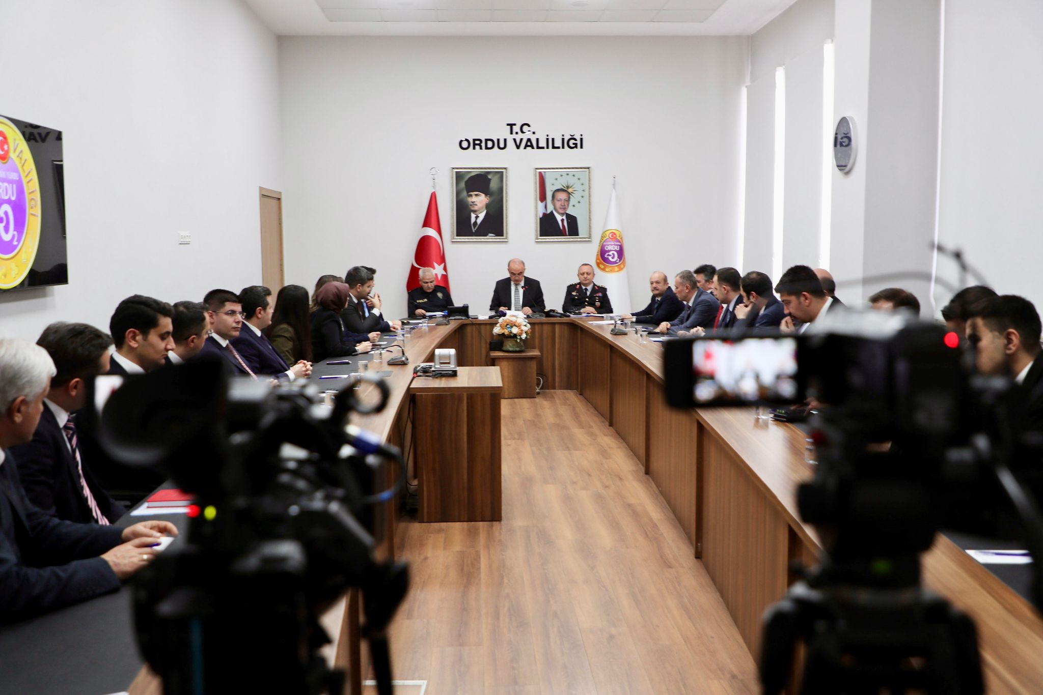 Her ay düzenli olarak yapılan ve il’in genel güvenlik, asayiş