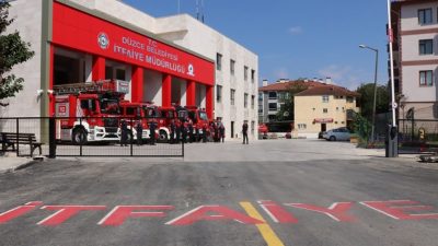 Düzce Belediyesi İtfaiye Müdürlüğü, kış mevsiminin gelmesi ve havaların soğumasıyla