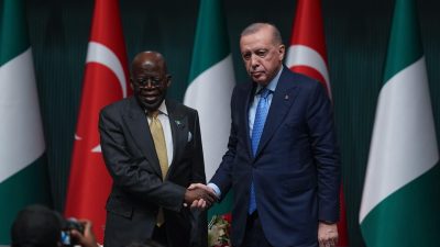 Cumhurbaşkanı Recep Tayyip Erdoğan ve Nijerya Cumhurbaşkanı Bola Ahmed Tinubu’nun