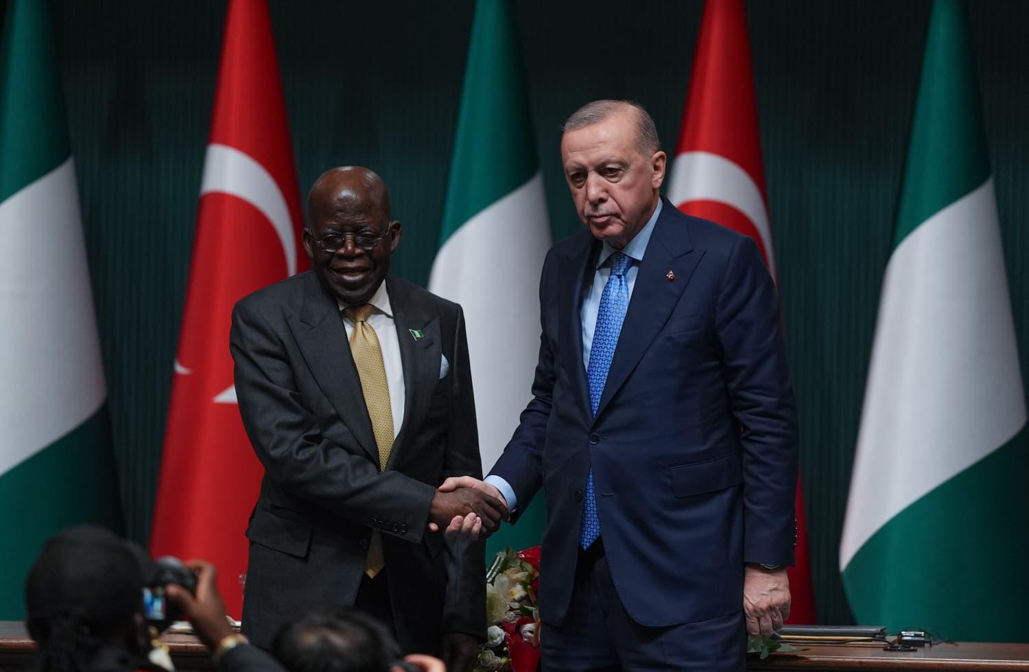 Türkiye ile Nijerya arasında 9 anlaşma imzalandı Cumhurbaşkanı Recep Tayyip Erdoğan ve Nijerya Cumhurbaşkanı Bola Ahmed Tinubu’nun