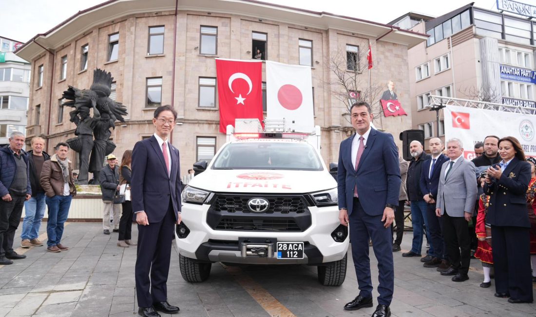 Giresun’a gelen Japonya’nın Türkiye Büyükelçisi Tamura Masami, Japonya Başkonsolosluğu tarafından