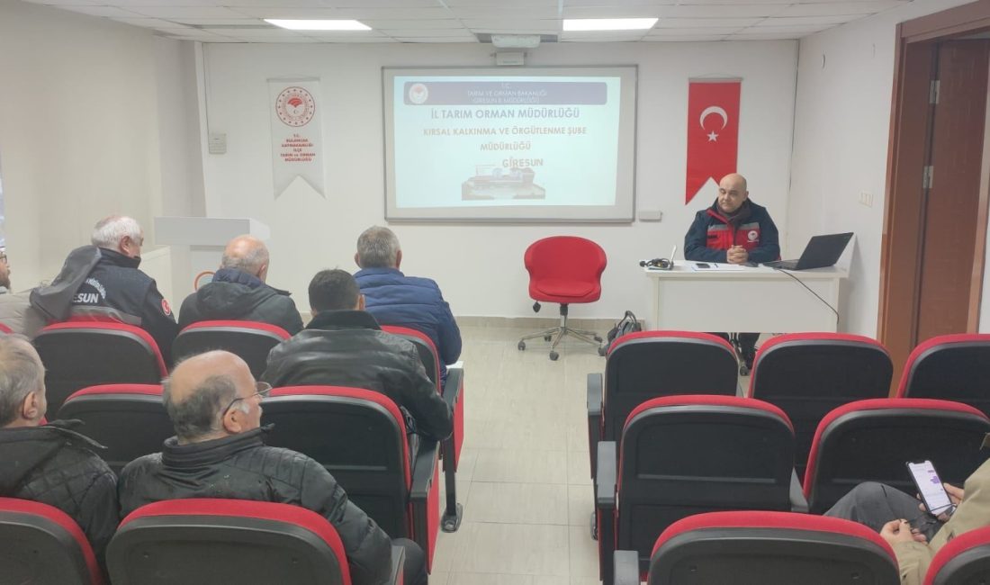 Kırsal Kalkınma ve Örgütlenme Şube Müdürlüğümüz personelleri tarafından, “Kooperatiflerin yeni