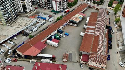 Giresun Belediyesi bünyesindeki Yaş Sebze ve Meyve Hali şehrin sebze
