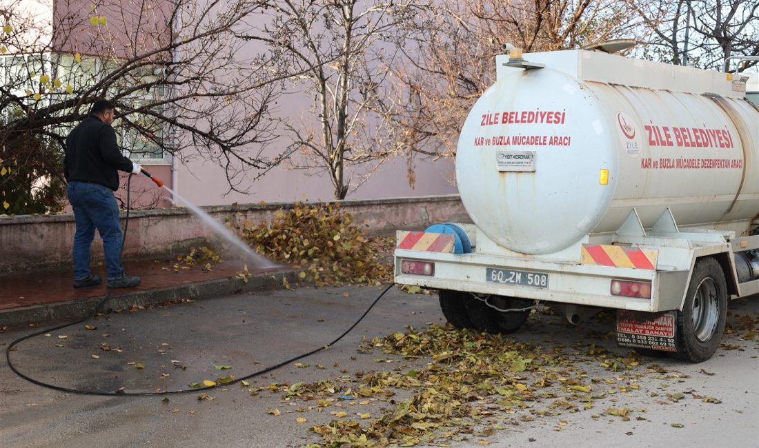 Zile Belediyesi Temizlik İşleri Müdürlüğü ekipleri, ilçemizin dört bir yanında