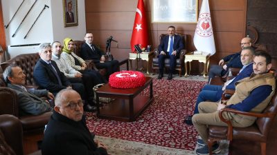 Vali Osman Hacıbektaşoğlu; İl Sağlık Müdürü Dr. Mustafa Özkan ile