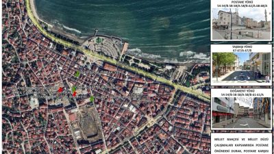 Ordu’nun Altınordu ilçesinde yapımı devam eden Millet Bahçesi ve Millet