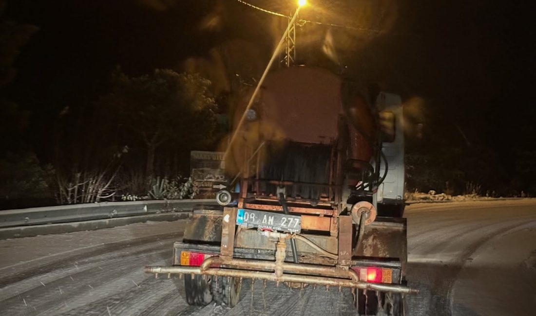 Artvin’ in  yüksek kesimlerinde etkili olan kar yağışı sonrası belediye