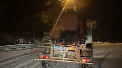 Artvin’ in  yüksek kesimlerinde etkili olan kar yağışı sonrası belediye