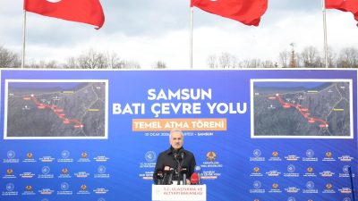 Ulaştırma ve Altyapı Bakanı Abdulkadir Uraloğlu, “Samsun Batı Çevre Yolu’muzun
