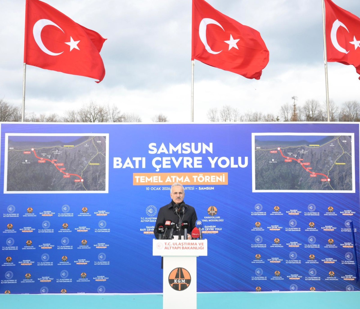 Ulaştırma ve Altyapı Bakanı Abdulkadir Uraloğlu, “Samsun Batı Çevre Yolu’muzun