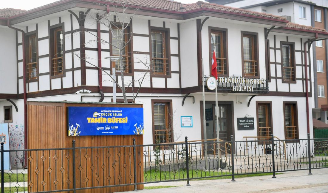 Altınordu Belediyesi Cumhuriyet Mahallesine Tamir Büfesi Kurdu Altınordu Belediyesi, vatandaşların küçük tamir işlerini ücretsiz bir şekilde kendileri