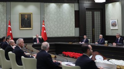 Cumhurbaşkanı Recep Tayyip Erdoğan kabine toplantısının ardından millete seslendiği konuşmasında