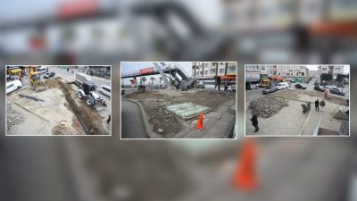 Giresun Belediyesi, Çıtlakkale Mahallesi’ne yeni bir meydan kazandırmak için çalışmalarını