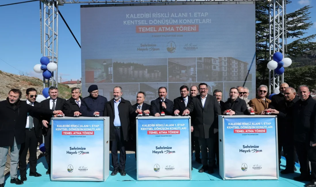 Tokat’ta kentsel dönüşüm çalışmaları kapsamında hayata geçirilen Kaledibi Riskli Alanı