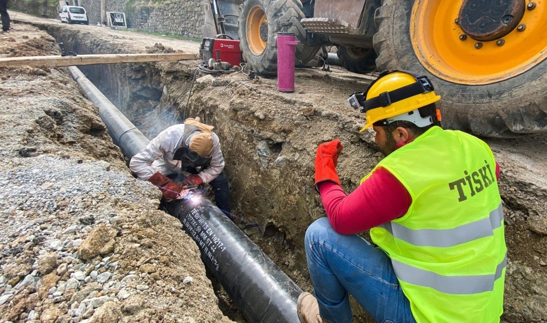 Trabzon Büyükşehir Belediyesi TİSKİ Genel Müdürlüğü, şehir genelinde başlattığı altyapı