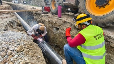 Trabzon Büyükşehir Belediyesi TİSKİ Genel Müdürlüğü, şehir genelinde başlattığı altyapı
