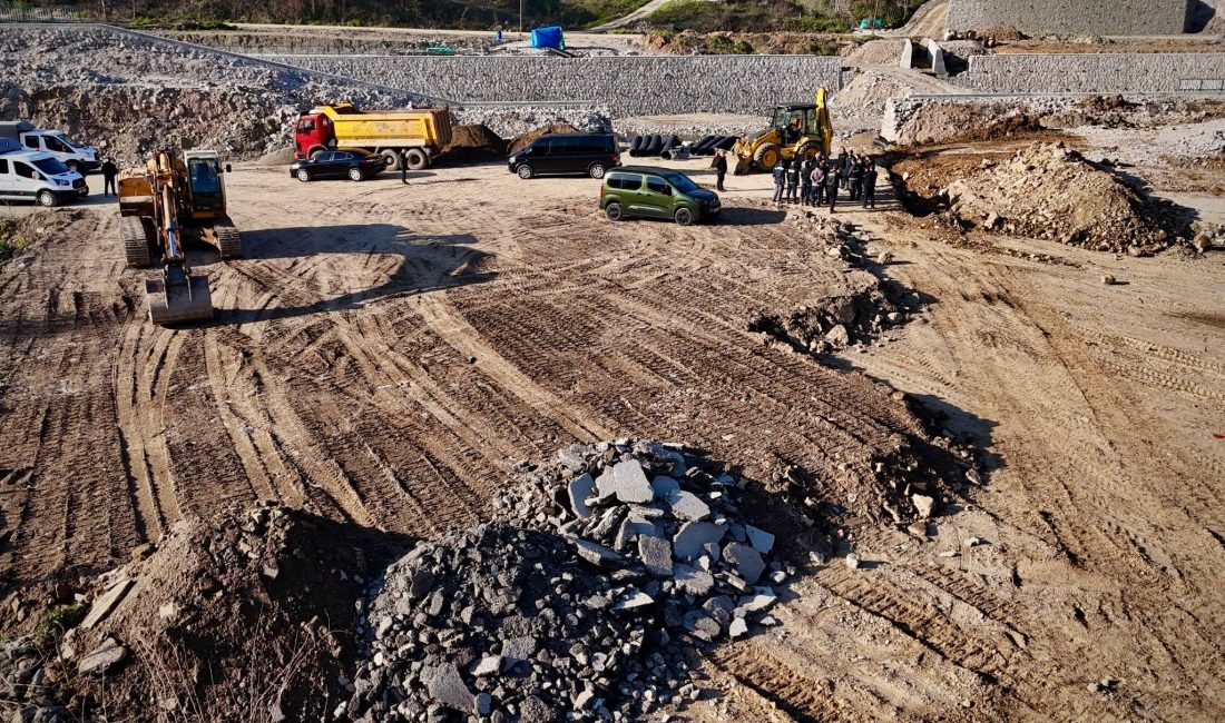 Giresun Belediye Başkanı Fuat Köse’nin, Ülper Köyü’nde yapımına başlanan Canlı