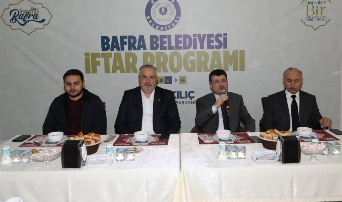 Bafra Belediyesi, rahmet ve mağfiret ayı Ramazan ayının manevi ikliminde