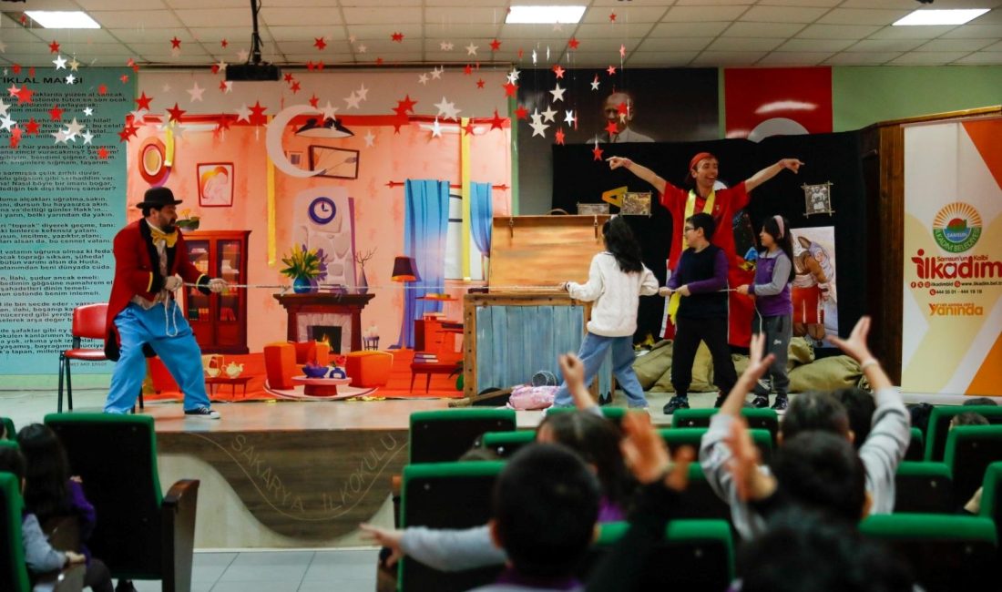 İlkadım Belediyesi, Tiyatro Günü dolayısıyla ilkokul öğrencilerine tiyatroyu sevdirmek ve