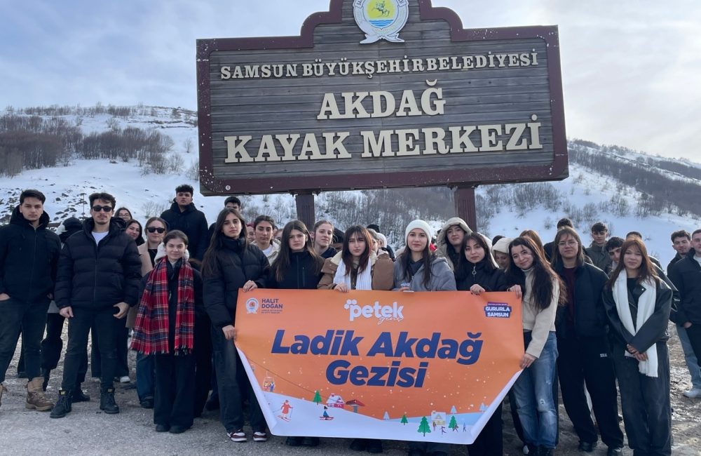 Samsun Büyükşehir Belediyesi’nin “Petek Genç” gezi programları kapsamında düzenlediği Akdağ