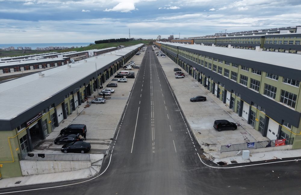 Samsun Büyükşehir Belediyesi’nin sanayi dönüşüm projesi kapsamında inşa edilen Toybelen