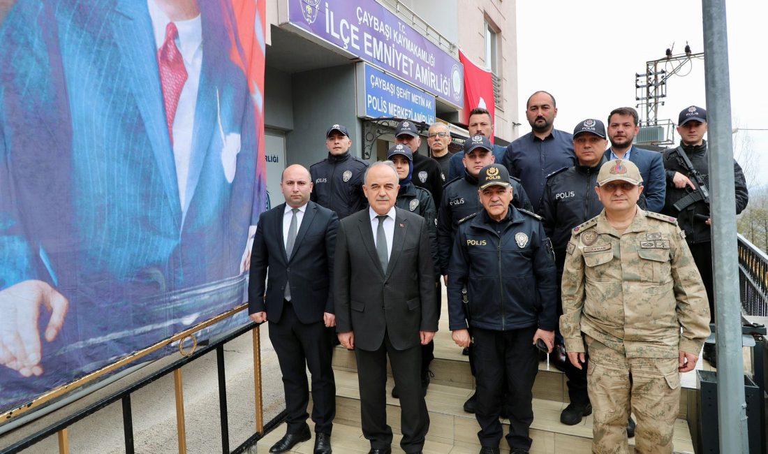Ordu Valisi Muammer Erol, bugünkü ziyaret programları kapsamında Çaybaşı ile