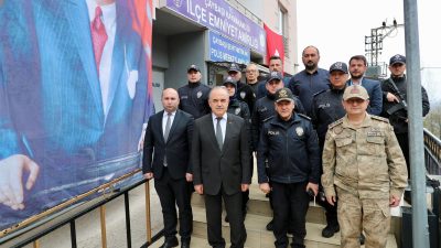 Ordu Valisi Muammer Erol, bugünkü ziyaret programları kapsamında Çaybaşı ile
