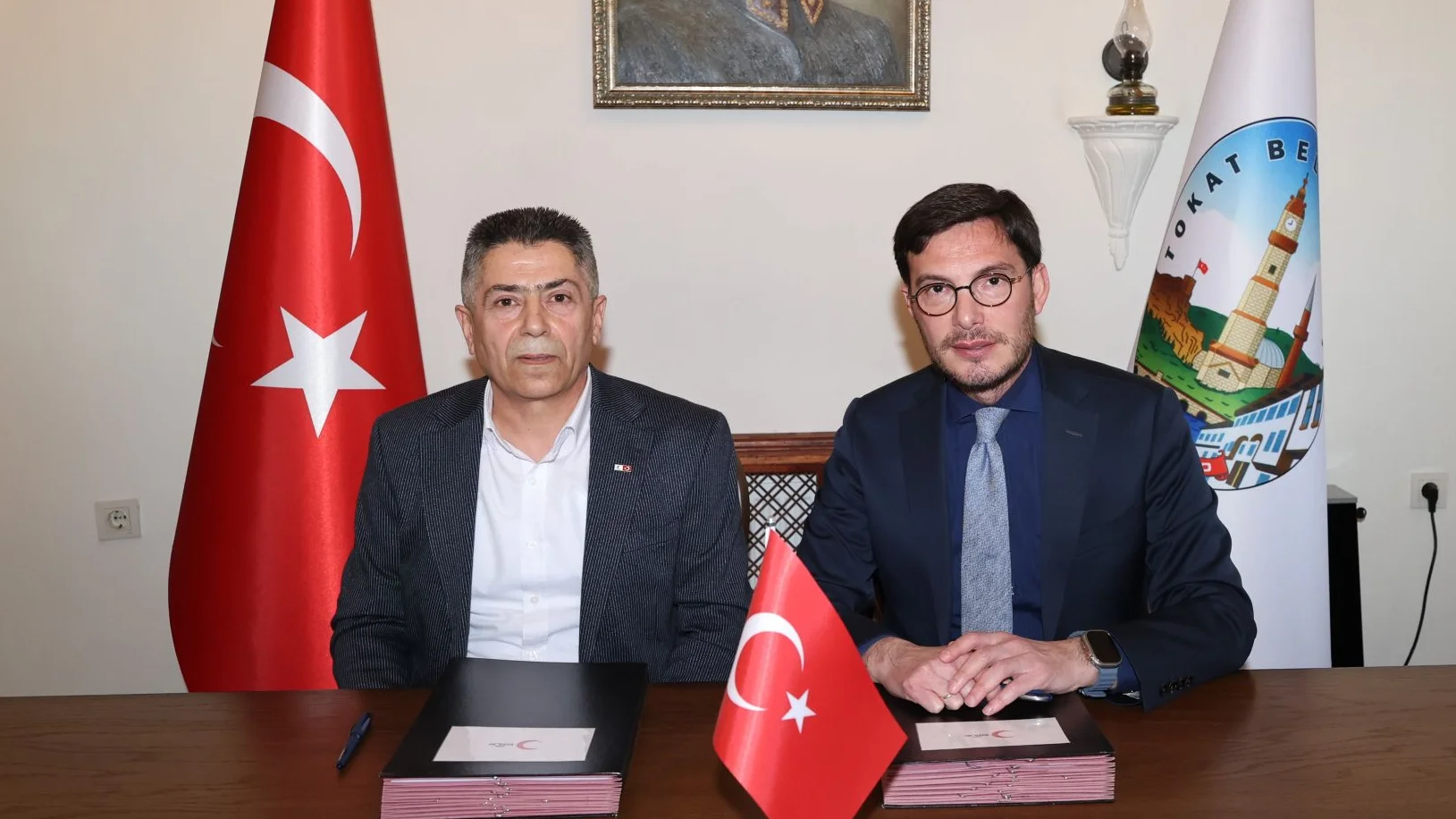 Tokat Belediyesi ile Türk Kızılay Tokat Şubesi arasında imzalanan protokol