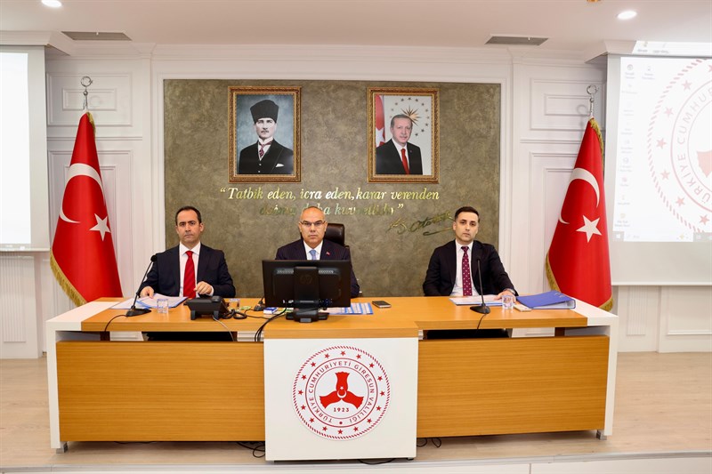 Rize Valisi Mustafa Koç başkanlığında, 2 Nisan 2026 Perşembe günü